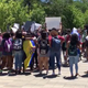 Baylor students protesting against the Kappa Sigma party (Phillip Ericksen via Twitter)